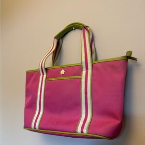 Pink and Green Tote Bag